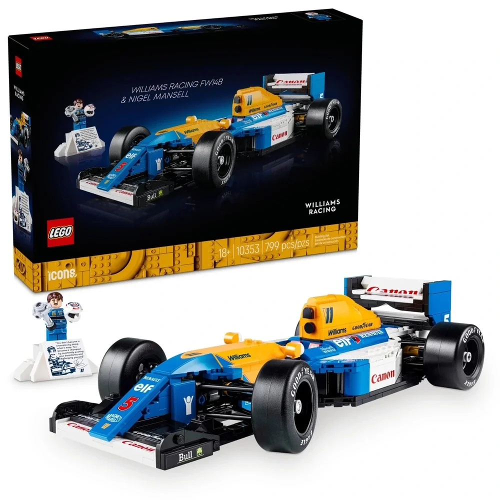 LEGO ICONS/WILLIAMS RACING FW14B/NIGEL MANSELL/10353/799 PCS/NEW/MSLIWR070226